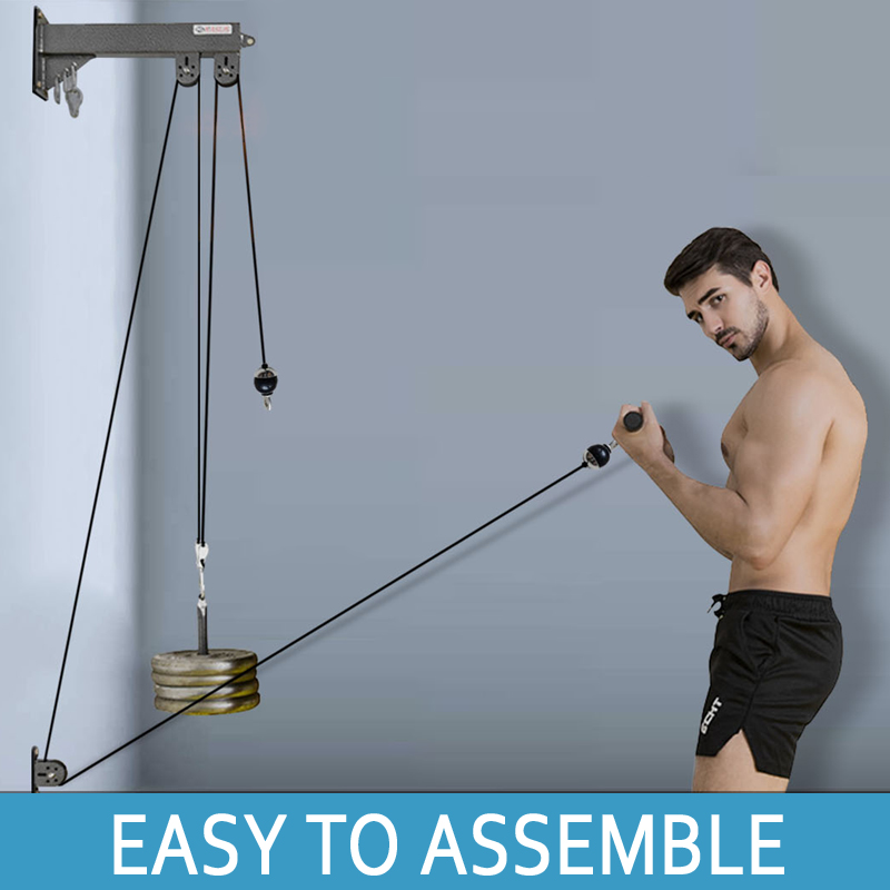 Home Gym Cable - Aan de muur gemonteerd gymkatrolsysteem -