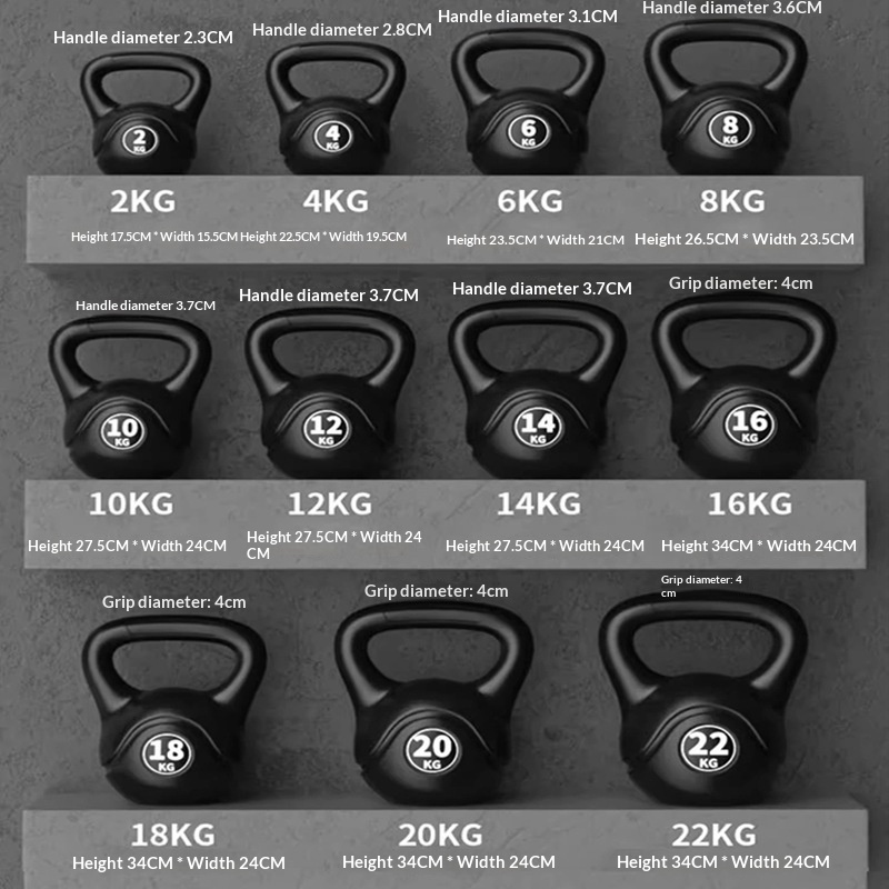 Home Gym Academy - 2026 Fitness Verstelbare 8kg Kettlebell Ergonomische