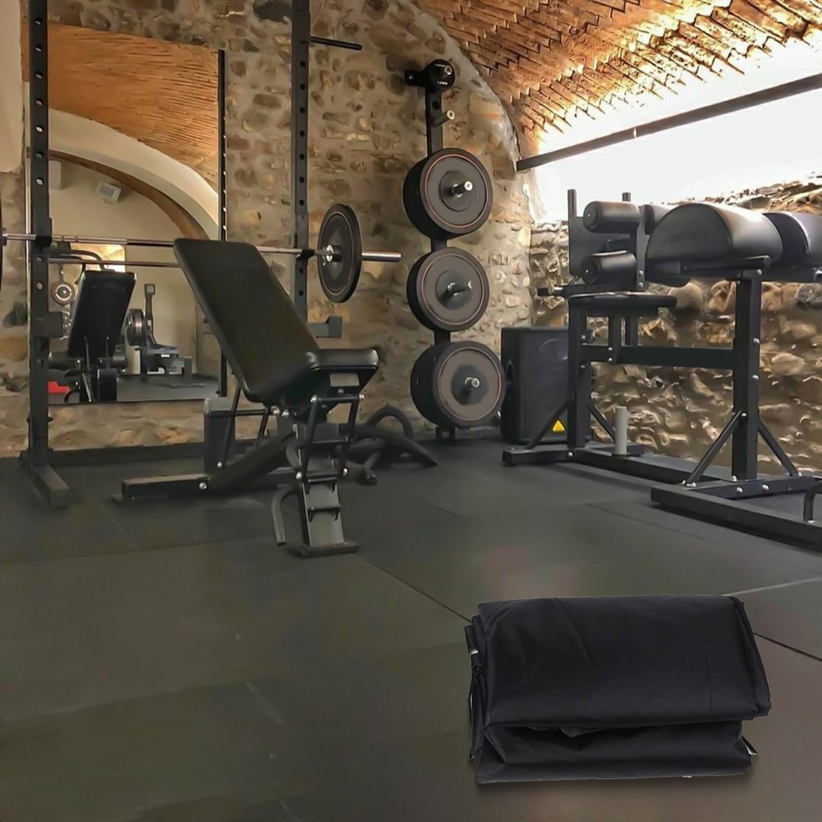 Verstelbare riemafdekking voor - Home Gym Dimensions recensie en prijs