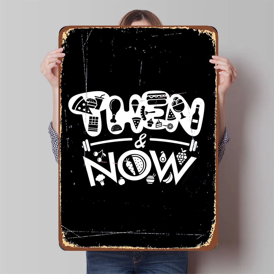 Then & Now Fitness Food Art Me - Home Gym Icon recensie en prijs