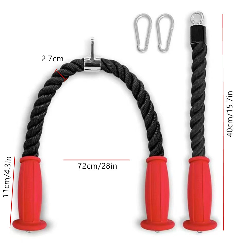Ergonomische triceps-touwen An - Home Gym Academy recensie en prijs