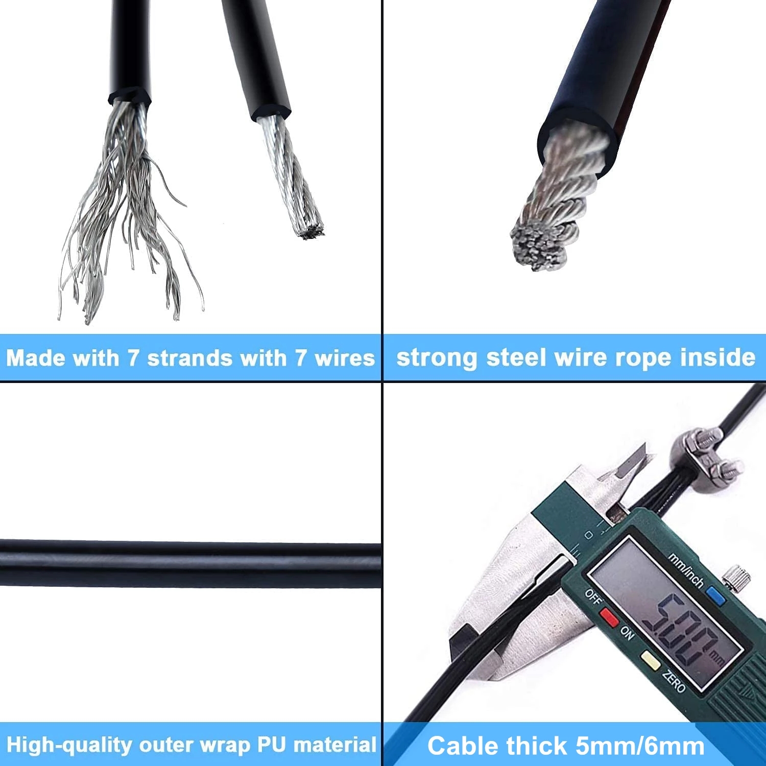 100Meter 4/5/6Mm Dikke Thuis G - Home Gym Cable recensie en prijs