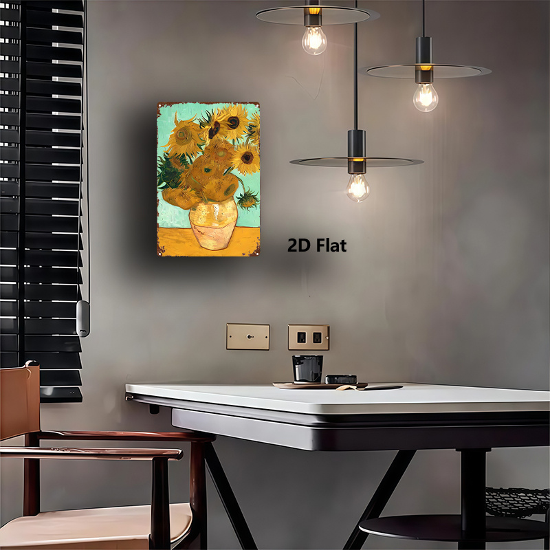 Van Gogh Zonnebloemen metalen  - Home Gym Icon recensie en prijs